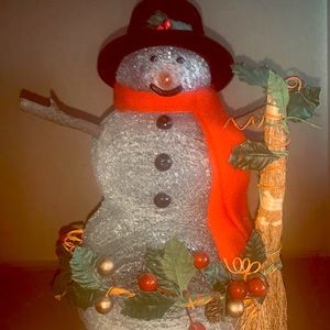 ⛄️Vintage Musical Snowman ☃️